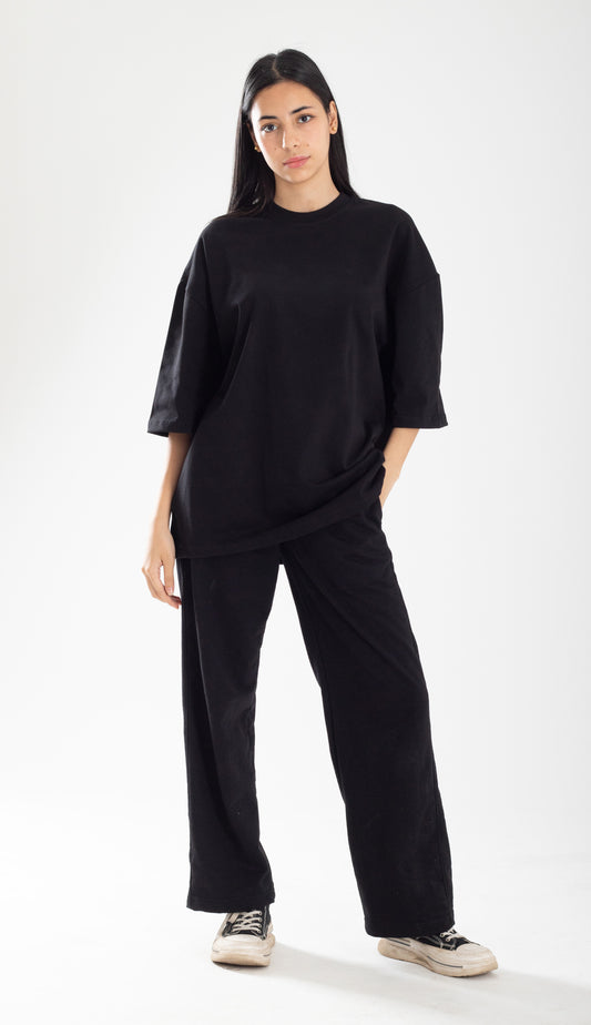 Dark Black Combed Cotton